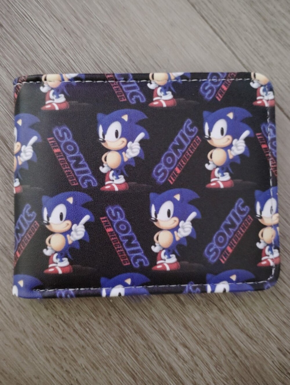 New Sonic the hedgehog anime manga leather wallet